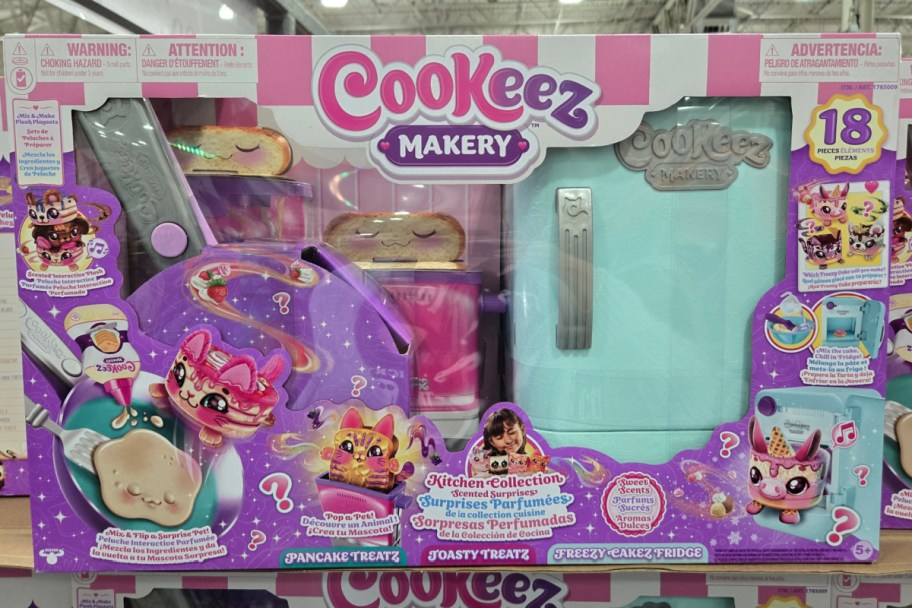 pink cookez plush playset