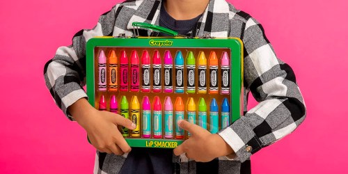 Lip Smacker Crayola 24-Count Lip Balm Tin Just $14.42 Shipped on Amazon (Regularly $25)