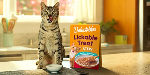 Hartz Delectables Cat Treats 24-Count Just $11.65 Shipped on Amazon (24¢ Per Pouch)
