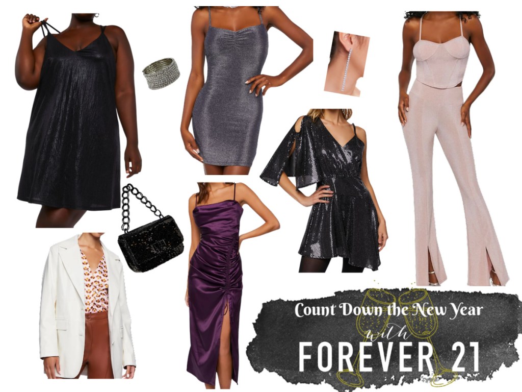 forever 21 new year outfit collage