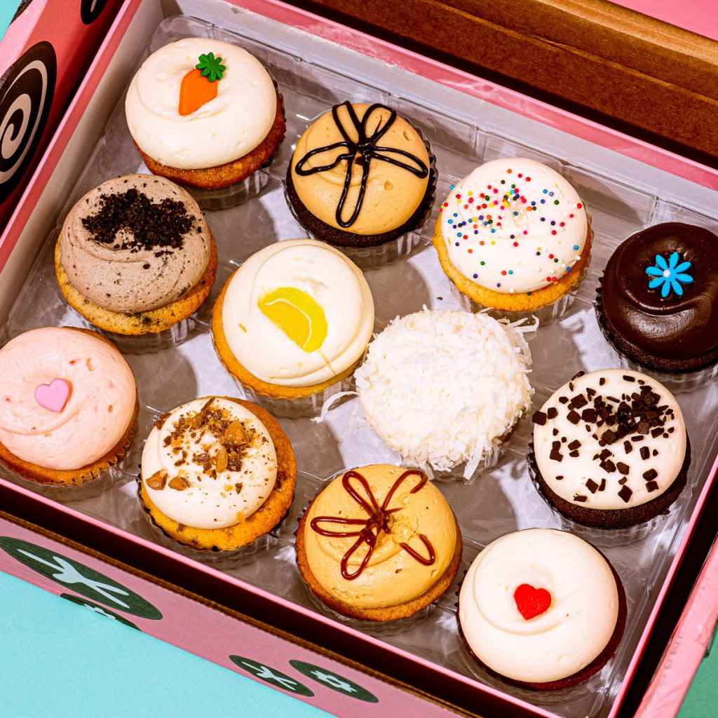 best food basket gifts - georgetown cupcakes best sellers dozen