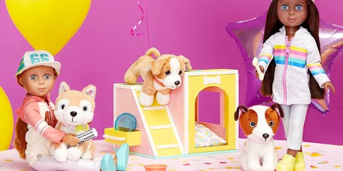 Glitter Girls Dog House Playset w/ Plush Puppy Just $11.69 on Amazon (Reg. $30) | Perfect Size for 18″ Dolls