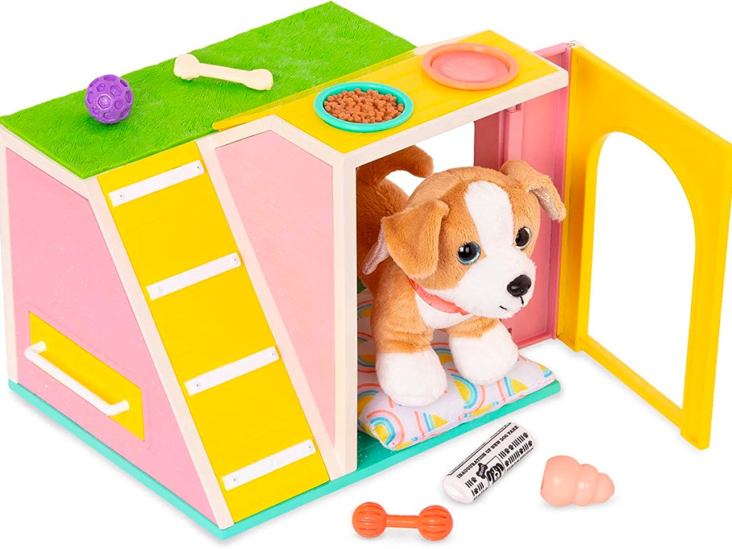 glitter dogs doghouse playset