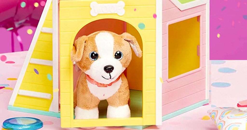 glitter dogs doghouse playset