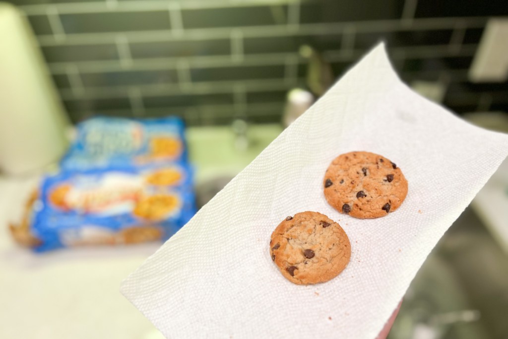great value cookies on napkin