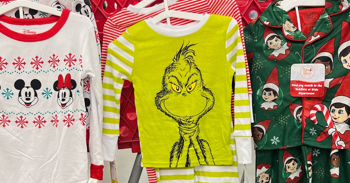 30% Off Target Christmas Pajama Sets | Disney, The Grinch & More