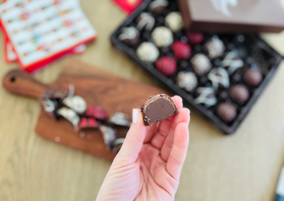 truffle cut in half