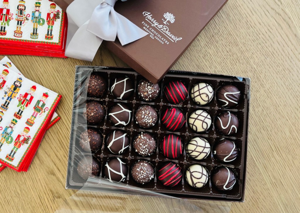 24 chocolate truffles