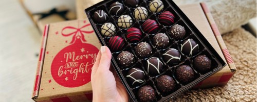 box of chocolate truffles