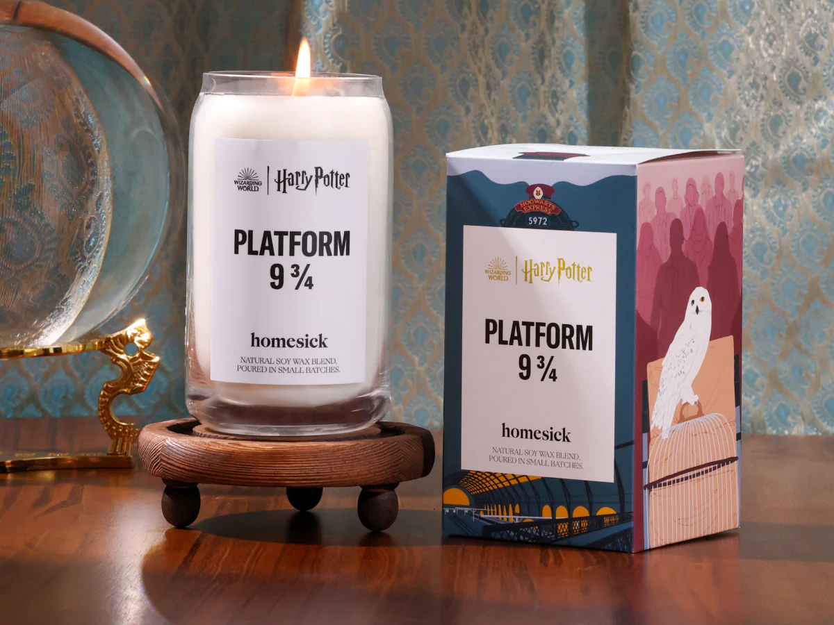harry potter homesick candle