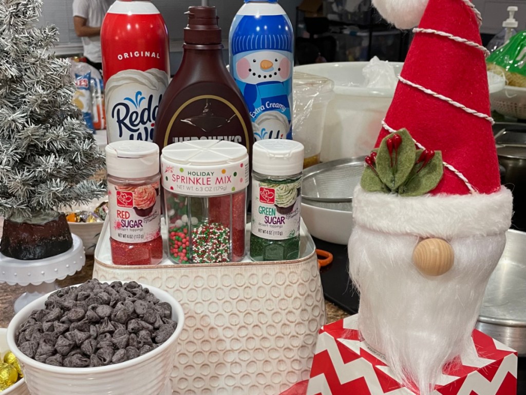 holiday sprinkles and toppings