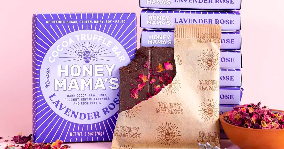 Honey Mama's Cocoa Lavender Rose Truffle Bar Just $2.49 At Target 