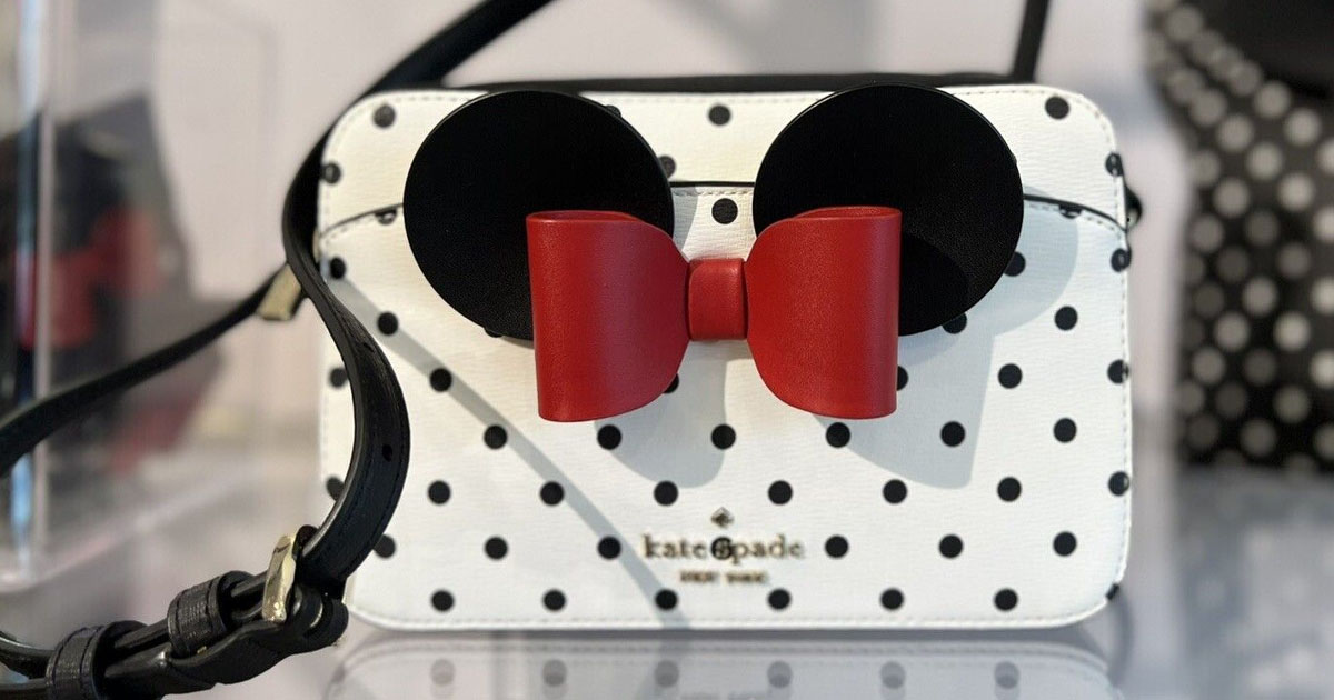 60% Off Kate Spade x Disney Bags & Accessories | Minnie Mouse Camera Bag  Just $109 (Regularly $269) | Hip2Save