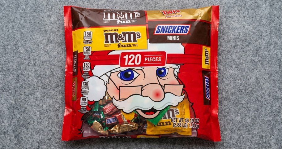 Christmas Mars M&M’s, Twix, Snickers & Milky Way Candy Bag
