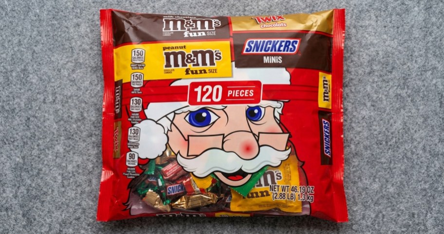 bag of mars chocolate christmas candy