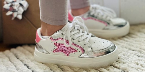 maurices evsie Girls Glitter Sneakers JUST $10.99 (Regularly $40) | Golden Goose Lookalikes