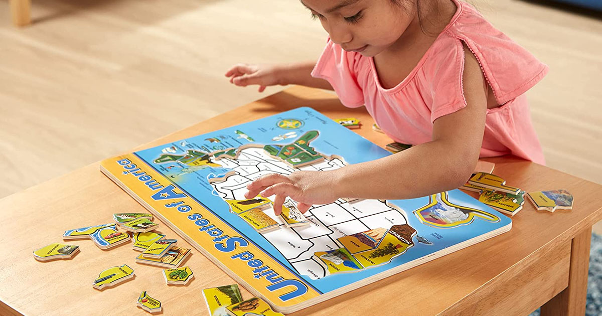 Up to 50% Off Melissa & Doug Puzzles on Amazon | Prices from $8.49