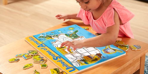 Up to 50% Off Melissa & Doug Puzzles on Amazon | Prices from $8.49