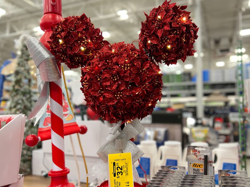 christmas decorations at Lowes