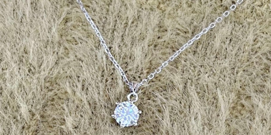 Moissanite 18K Gold Plated Necklace Only $24.49 Shipped on Amazon (Reg. $50)