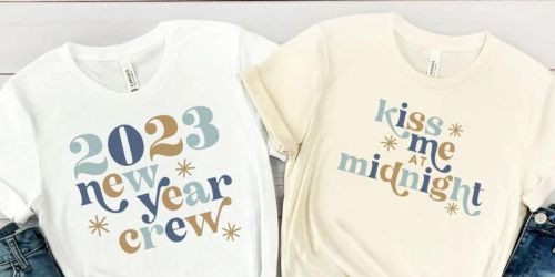 Fun New Year’s Graphic Tees Just $20.88 Shipped on Jane.com – Plus Sizes Available!