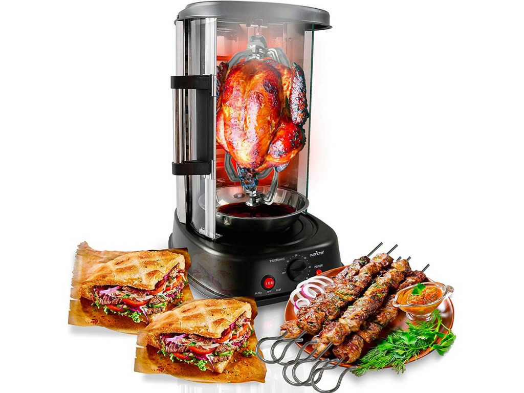 nurtichef oven with food