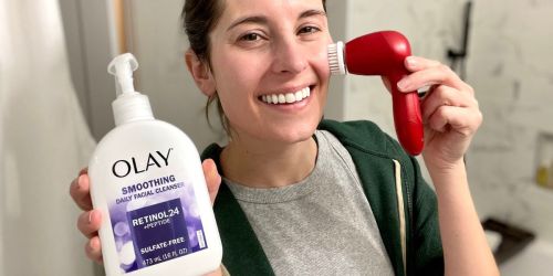 GO! Highly Rated Olay Regenerist Brush + Facial Cleanser Only $12.73 Shipped (Regularly $34)