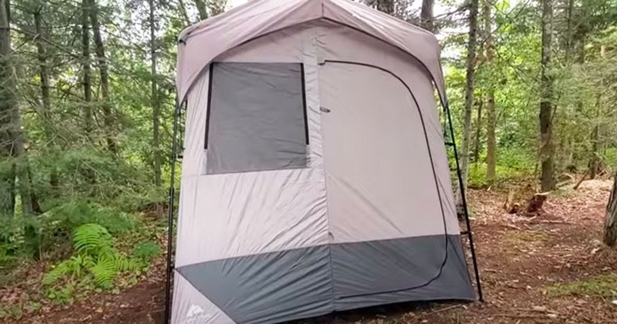 Ozark Trail 2Room Instant Shower Tent Just 60 Shipped on