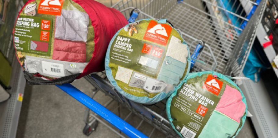 Ozark Trail Sleeping Bags from $12.98 on Walmart.com – Tons of Size Options!