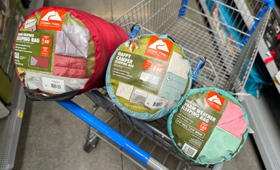 Ozark Trail Sleeping Bags from $12.98 on Walmart.com – Tons of Size Options!