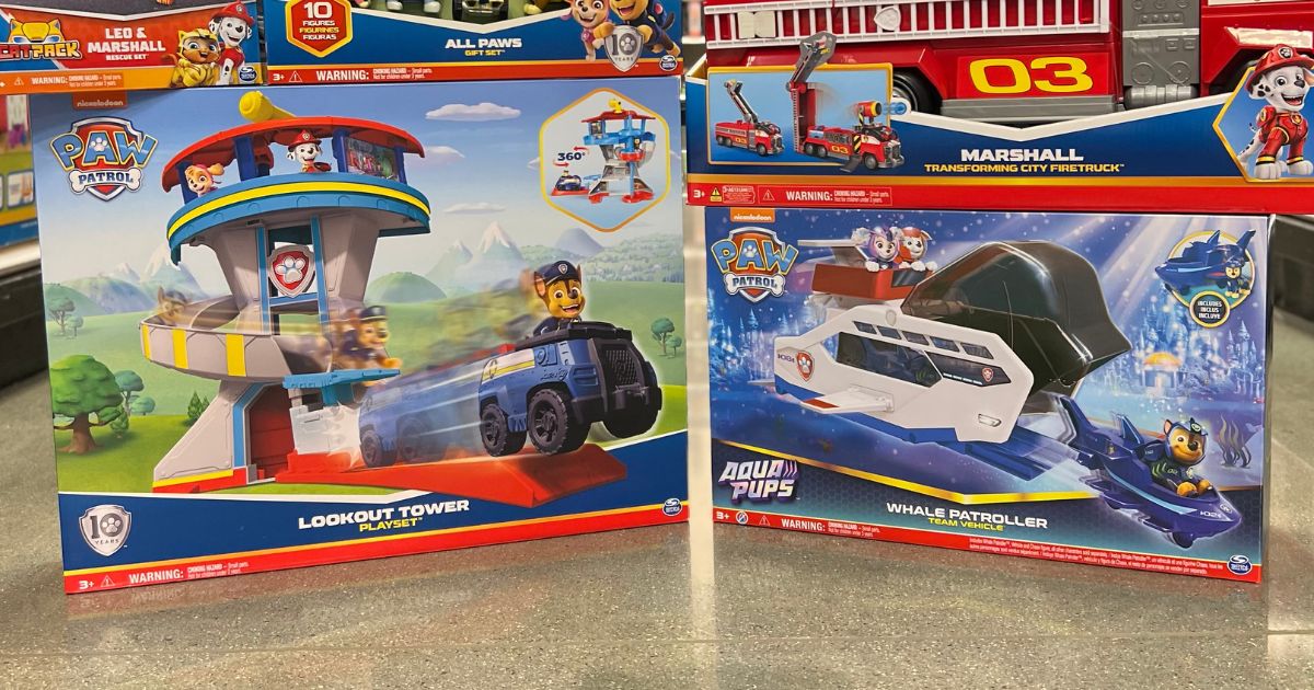 Paw Patrol Toys from $13.44 After Cash Back at Walmart (Reg. $40)