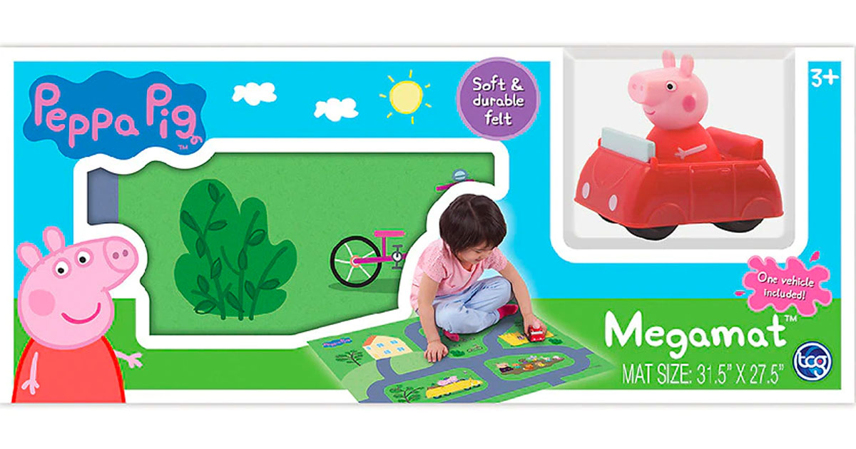 peppa pig playmat