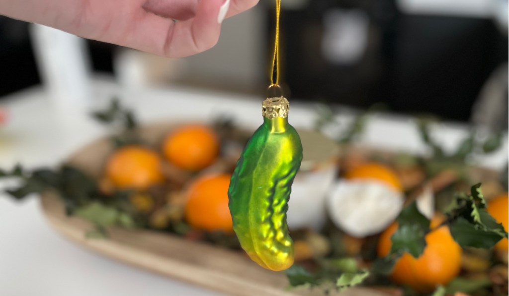 unique pickle ornament