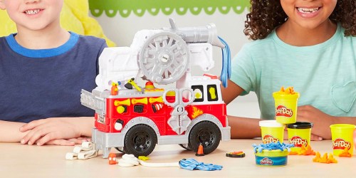 Play-Doh Wheels Fire Truck Set Just $13 on Amazon (Regularly $22) | Includes 5 Play-Doh Cans