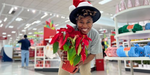 Live 6.5″ Red Poinsettia Plant Just $6.74 at Target (Regularly $9) | Easy & Beautiful Christmas Decor