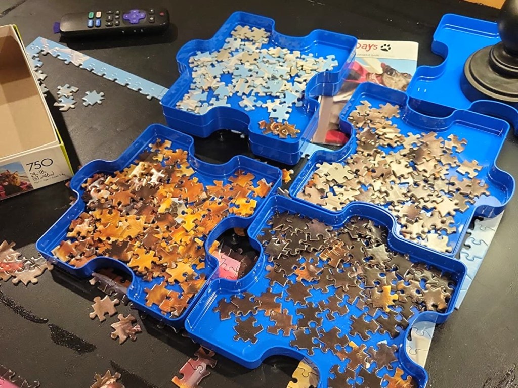 ravensburger puzzle sorting trays