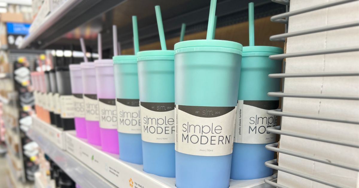 Simple Modern Tumblers Water Bottles Only 14 98 At Walmart Hip2Save   Simple Modern 24oz Tumblers 