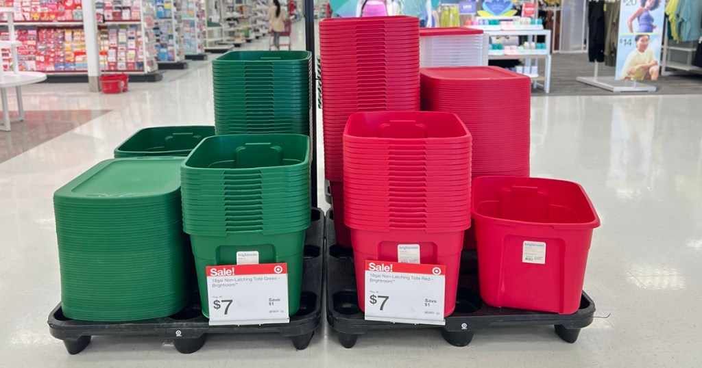 storage totes in Target