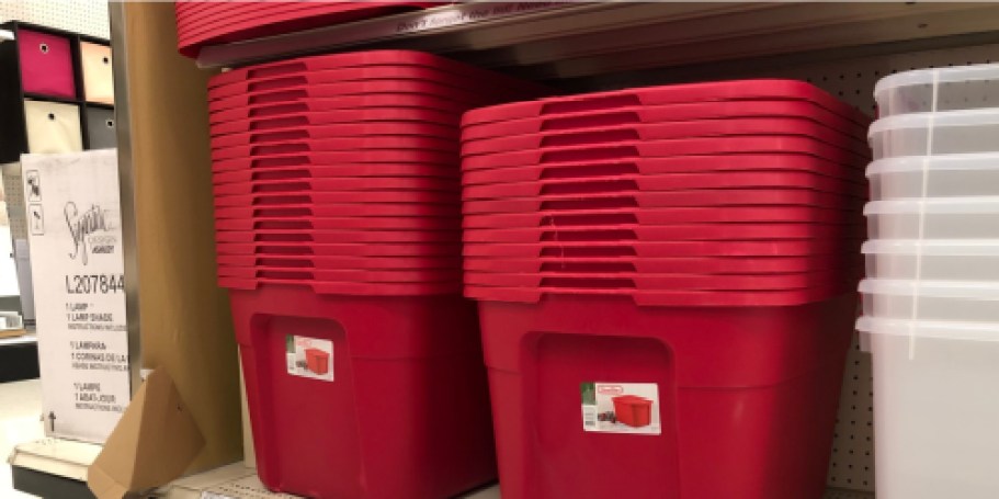 Target Storage Sale = Christmas Totes from $4.90