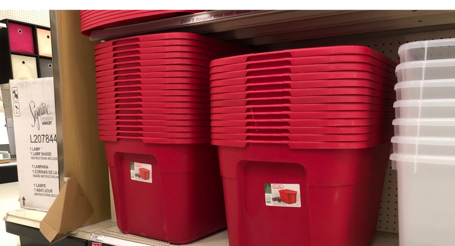 Target Storage Sale = Christmas Totes from $4.90