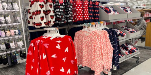 Target Has Valentine’s Day Pajamas for the Whole Family | Matching Styles, 2-Piece Sets, Socks, & More