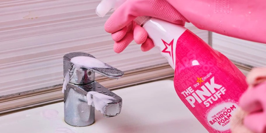 The Pink Stuff Bathroom Foam 3-Pack Just $11 Shipped on Amazon (Only $3.67 Each)