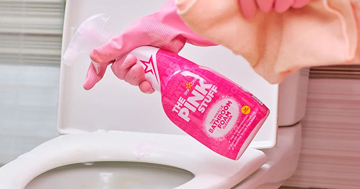 The Pink Stuff Bathroom Foam Just 4.99 Shipped on Amazon (Regularly