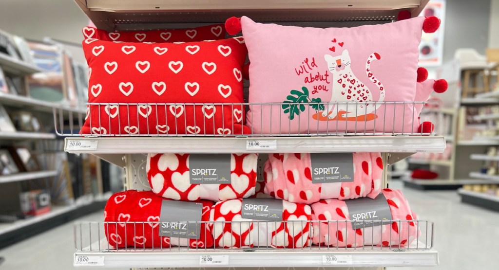 Target Has 10 Valentine's Day Blankets & Pillows In Lots of Cute Styles (InStore & Online