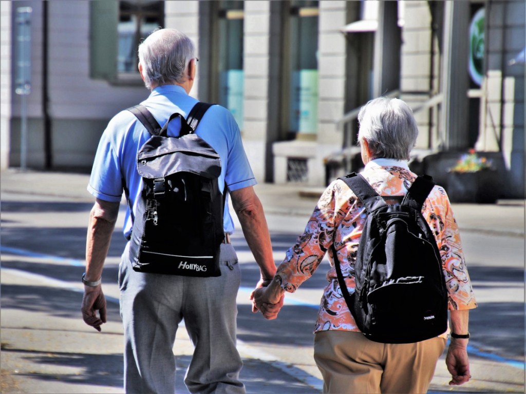 senior citizens traveling together - pixabay photo