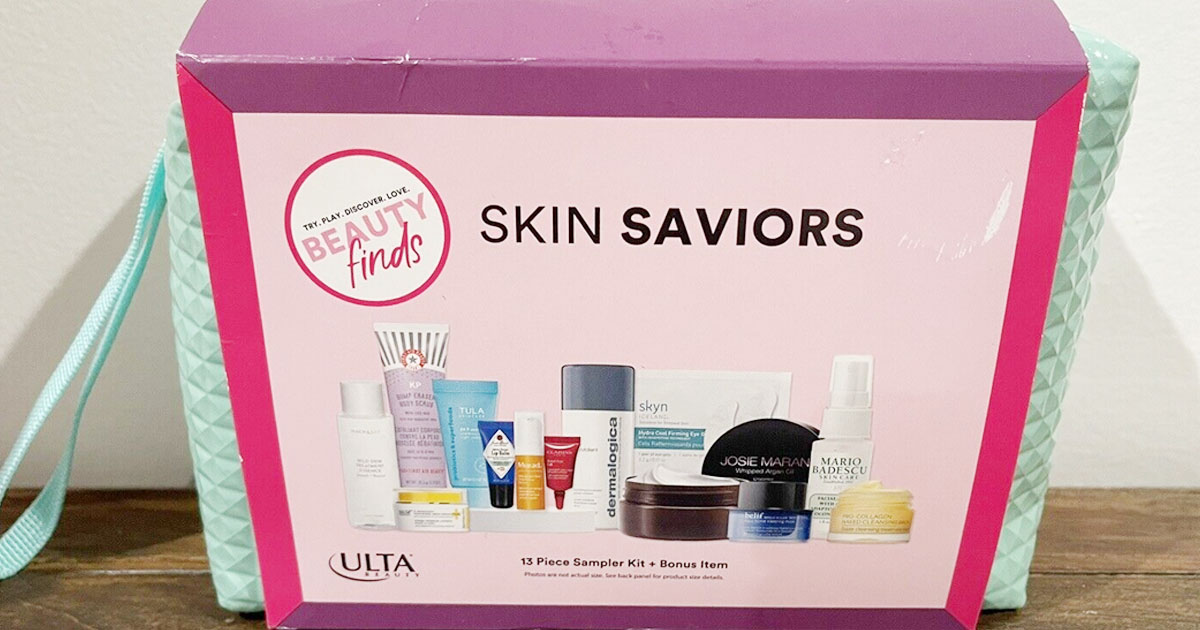 ULTA Gift Sets Sale Skin Saviors 13Piece Kit Only 15 (139 Value