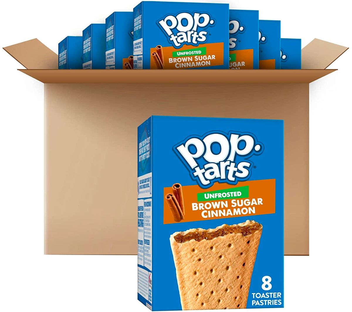 4 boxes of unfrosted brown sugar cinnamon poptarts