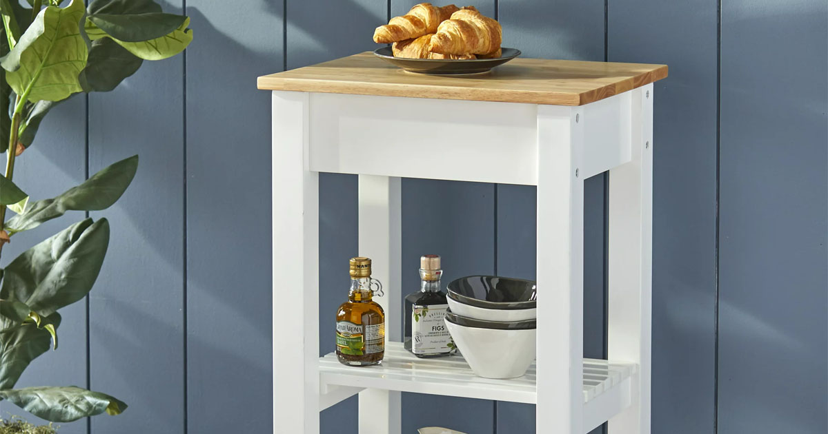 Mainstays Rolling Kitchen Cart W Removable Top Just 70 Shipped On   Walmart Kitchen Cart 2 