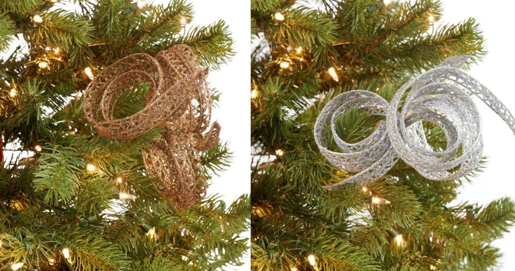 2 Pier Place Glitter Curls Tree Picks