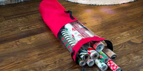 Michaels Holiday Storage Sale | Wrapping Paper Storage Bag Just $14.99 (Reg. $25) & More